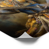 Hindoe Godin Kali Moderne Schilderij Shakti Art Poster (Hoek)