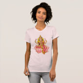 Hindoe Godin lakshmi rijkdom welvaart geld T-shirt (Voorkant volledig)