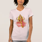 Hindoe Godin lakshmi rijkdom welvaart geld T-shirt (Voorkant)