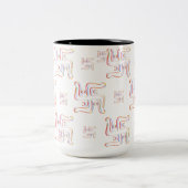 Hindoe Heilig Symbool Swastika Tweekleurige Koffiemok (Center)