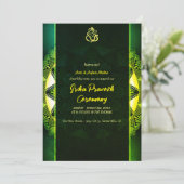 Hindoe Huis Warming Griha Pravesh Golden Chakra Kaart (Staand voorkant)