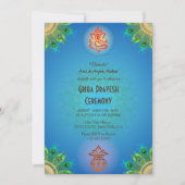 Hindoe Huis Warming Griha Pravesh Ingewikkeld Ontw Kaart (Voorkant)