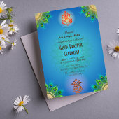 Hindoe Huis Warming Griha Pravesh Ingewikkeld Ontw Kaart