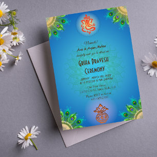 Hindoe Huis Warming Griha Pravesh Ingewikkeld Ontw Kaart