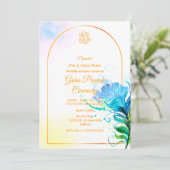 Hindoe Huis Warming Griha Pravesh Kaart (Staand voorkant)