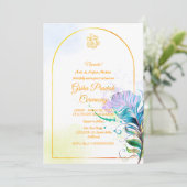 Hindoe Huis Warming Griha Pravesh Kaart (Staand voorkant)