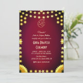 Hindoe Huis Warming Griha Pravesh Kaart (Staand voorkant)