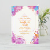 Hindoe Huis Warming Griha Pravesh Kaart (Staand voorkant)