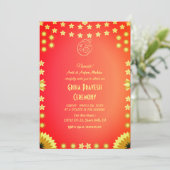 Hindoe Huis Warming Griha Pravesh Kaart (Staand voorkant)