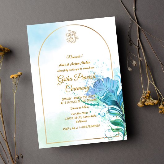 Hindoe Huis Warming Griha Pravesh Kaart