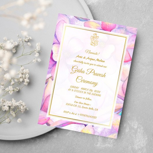 Hindoe Huis Warming Griha Pravesh Kaart