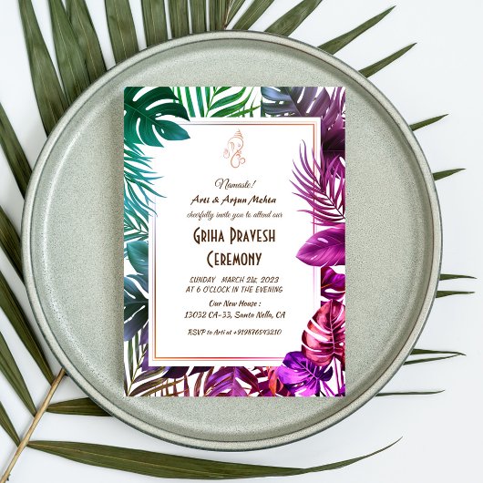 Hindoe Huis Warming Griha Pravesh Kaart