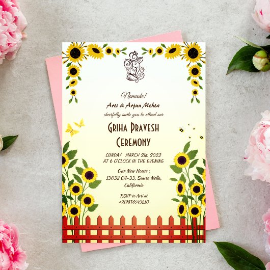 Hindoe Huis Warming Griha Pravesh Kaart