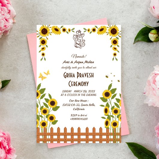 Hindoe Huis Warming Griha Pravesh Kaart