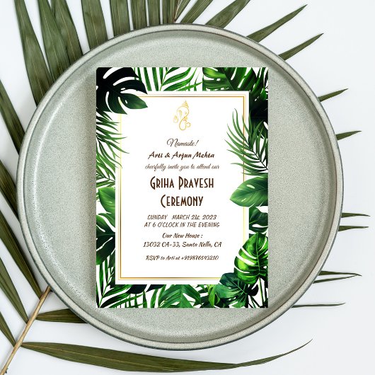 Hindoe Huis Warming Griha Pravesh Kaart