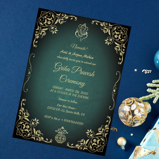 Hindoe Huis Warming Griha Pravesh Kaart