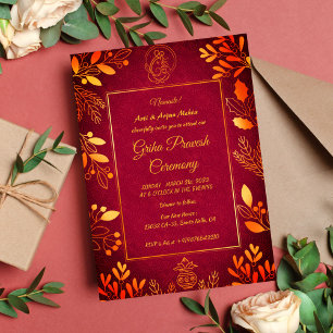 Hindoe Huis Warming Griha Pravesh Kaart