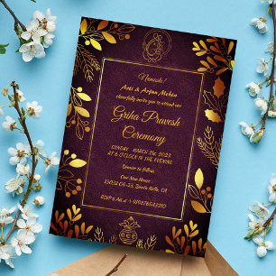 Hindoe Huis Warming Griha Pravesh Kaart