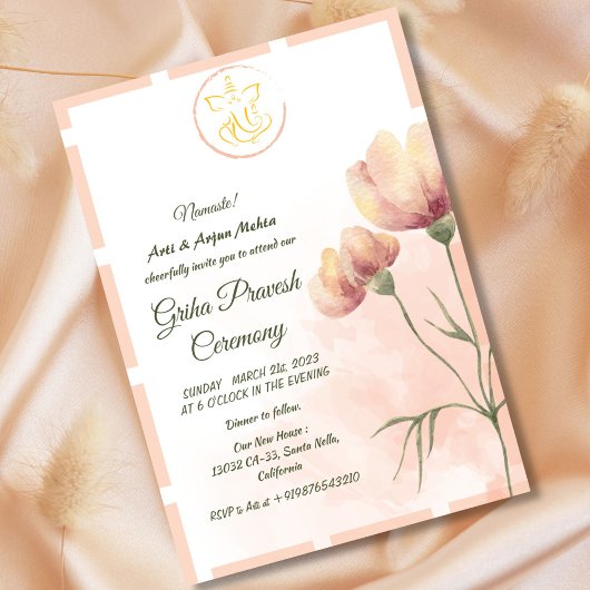 Hindoe Huis Warming Griha Pravesh Kaart