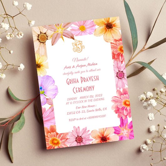 Hindoe Huis Warming Griha Pravesh Kaart