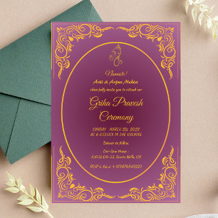 Hindoe Huis Warming Griha Pravesh Kaart