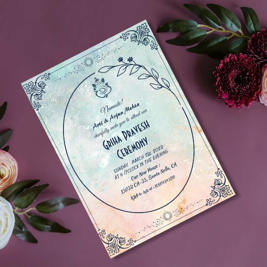 Hindoe Huis Warming Griha Pravesh Kaart