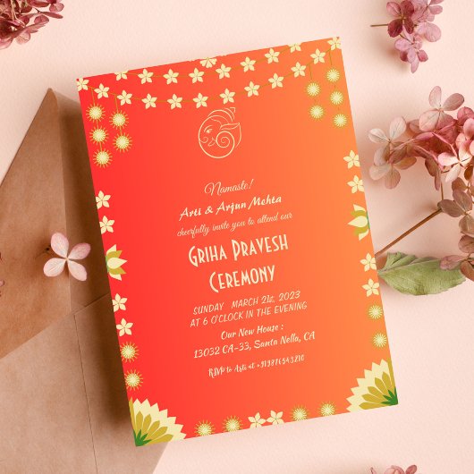 Hindoe Huis Warming Griha Pravesh Kaart