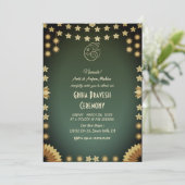 Hindoe Huis Warming Griha Pravesh Kaart (Staand voorkant)