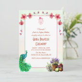 Hindoe Huis Warming Griha Pravesh Kaart (Staand voorkant)