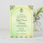 Hindoe Huis Warming Griha Pravesh Kaart (Staand voorkant)