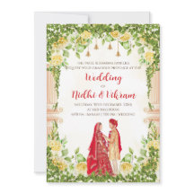 Hindoe huwelijkskaarten & Indiase trouwkaarten