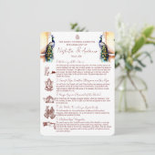 Hindoe huwelijksrituelen pauw Jaipur paleis Kaart (Staand voorkant)