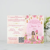Hindoe huwelijksrituelen programma roze lotus (Staand voorkant)
