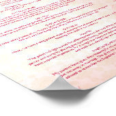 Hindoe huwelijksrituelen programma roze lotus poster (Hoek)