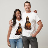 Hindoe Koningin's Devotionele Portret T-shirt (Unisex)