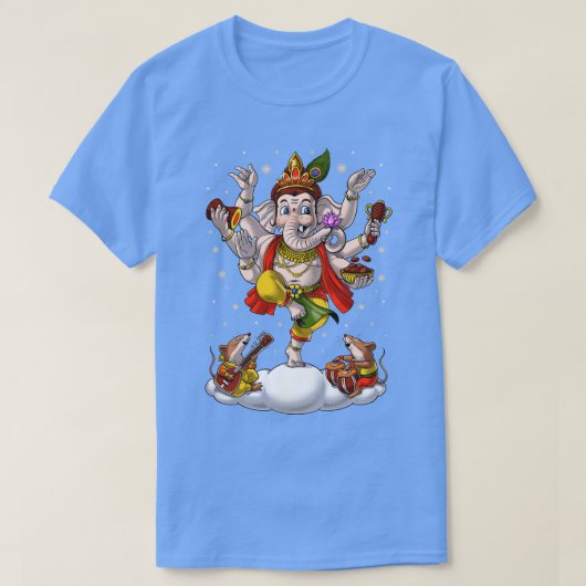 Hindoe-olifantengodheid Ganesha T-shirt (Design voorkant)