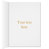 Hindoe om symbool 4 "x 5,6" wenskaart (Binnen (Rechts))