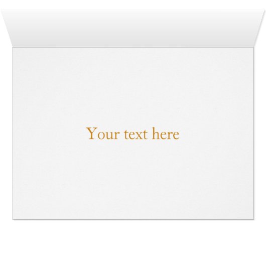 Hindoe Om Symbool 5" x 7" Wenskaart (Binenzijde Horizontaal (Onderkant))