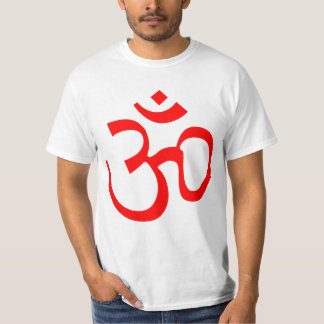 Hindoe OM Symbool - Rood T-shirt