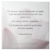 Hindoe rouwverwerking Keepsake Tegeltje (Voorkant)