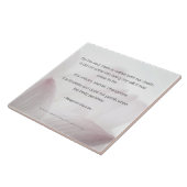 Hindoe rouwverwerking Keepsake Tegeltje (Zijkant)