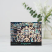 Hindoe Tempel in Little India Singapore Briefkaart (Staand voorkant)