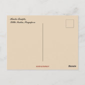 Hindoe Tempel in Little India Singapore Briefkaart (Achterkant)