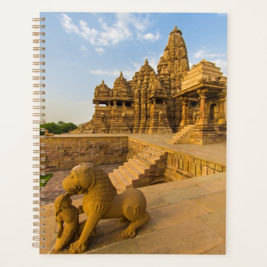 Hindoe-temples bij Khajuraho Planner (Voorkant)
