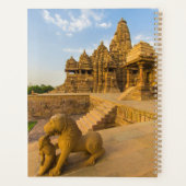Hindoe-temples bij Khajuraho Planner (Achterkant)