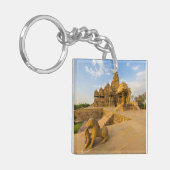 Hindoe-temples in Khajuraho Sleutelhanger (Voorkant Links)