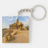 Hindoe-temples in Khajuraho Sleutelhanger (Achterkant)