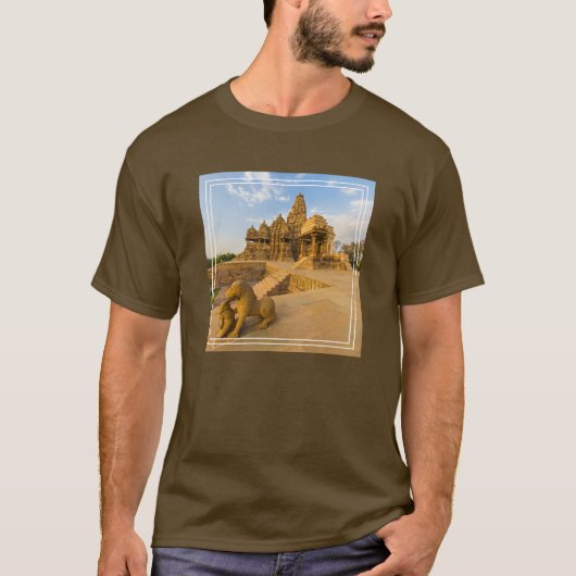 Hindoe-temples in Khajuraho T-shirt (Voorkant)