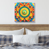 Hindoe vakantie Collectie Canvas Afdruk (Insitu (Slaapkamer))