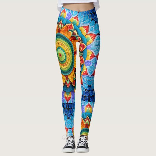 Hindoe vakantie Collectie Leggings (Voorkant)